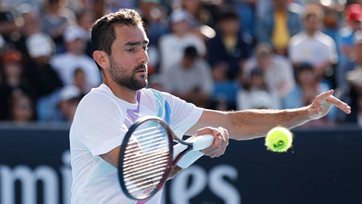 Marin Cilic speaks at the Australian Open 2025. Photo: gettyimages