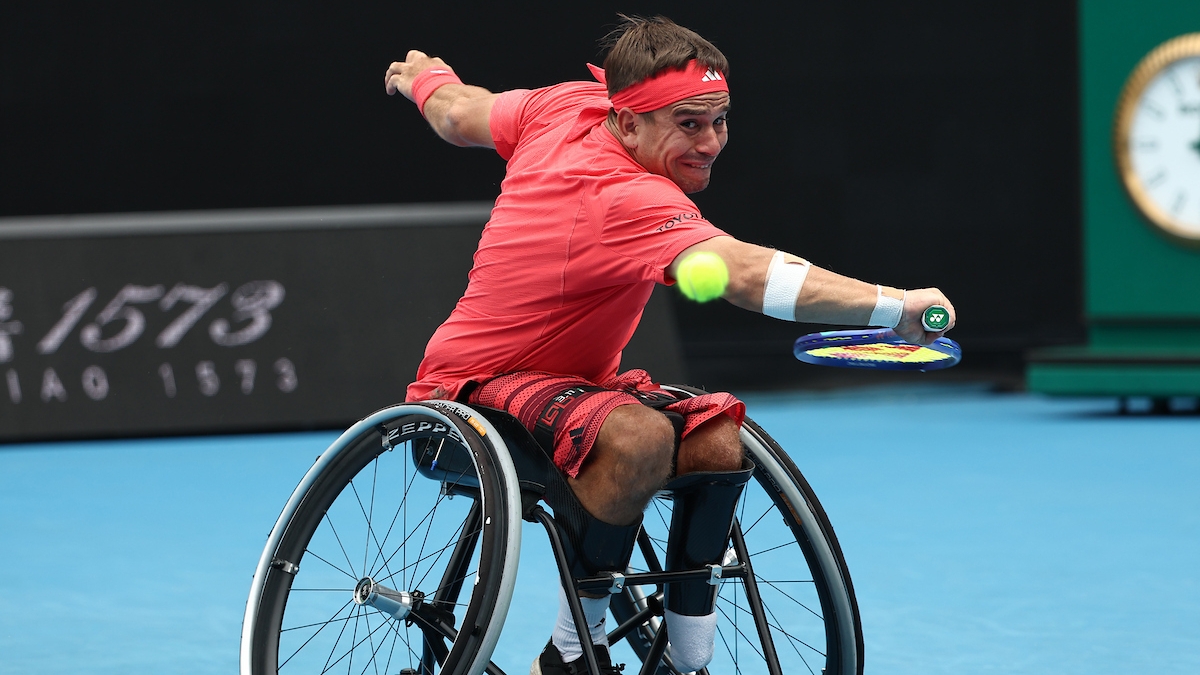 Martín de la Puente se clasifica a la gran final del Open de Australia. Foto: Getty