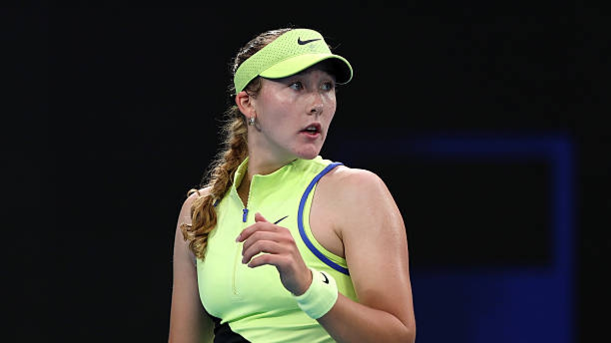 Mirra Andreeva, déclarations à l'Open d'Australie 2026. Photo : gettyimages