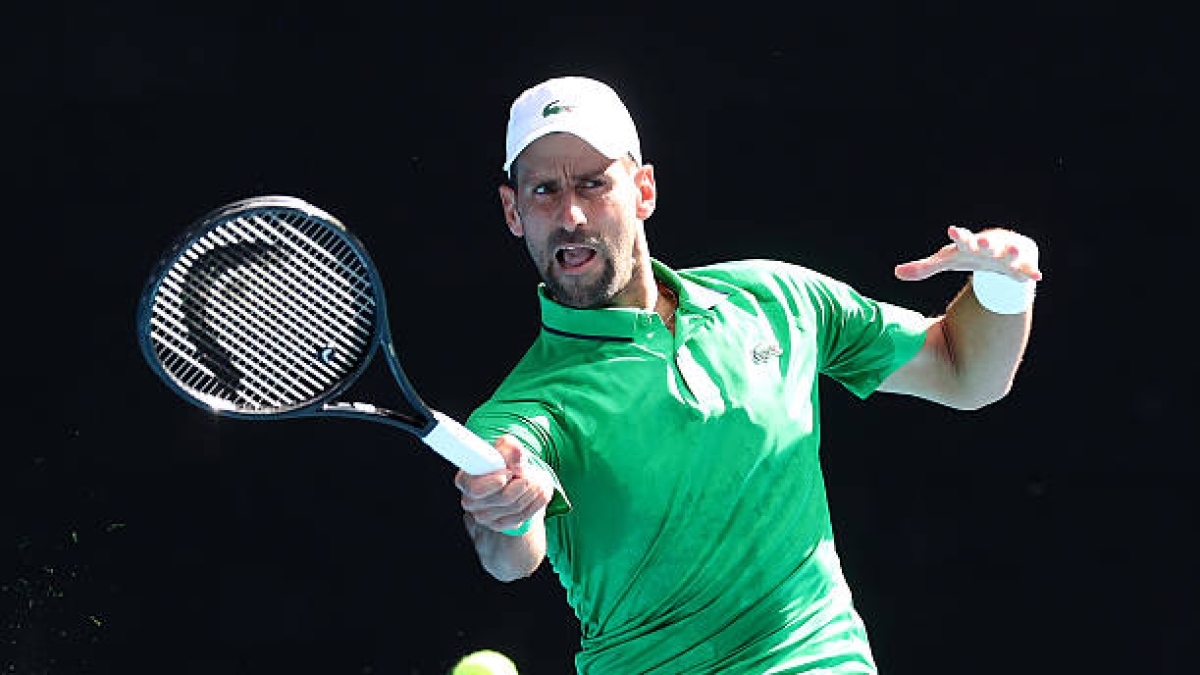 Novak Djokovic defeats Tiafoe at the Australian Open 2026. Photo: gettyimages