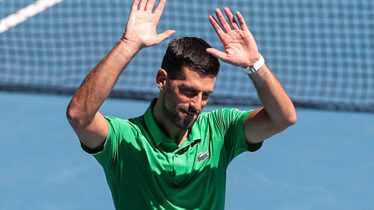 Djokovic surprises with his Spanish: "I have at least two more years left." Photo: Getty.