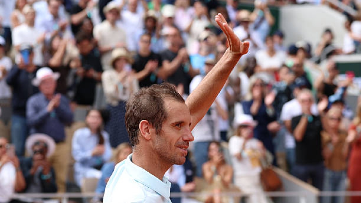 Richard Gasquet, entrenador de Moise Kouamé. Foto: gettyimages