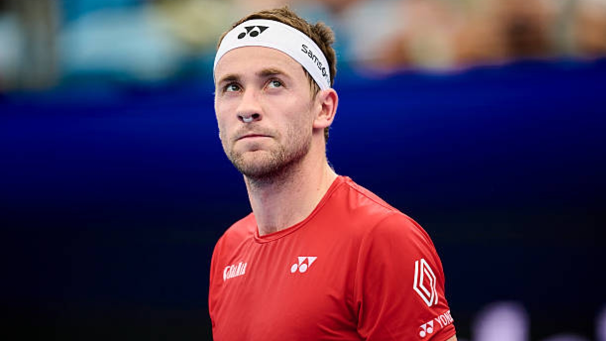 Casper Ruud defined the style of the "Sinner generation". Source: Getty

Translation: Casper Ruud a défini le style de la "génération Sinner". Source: Getty