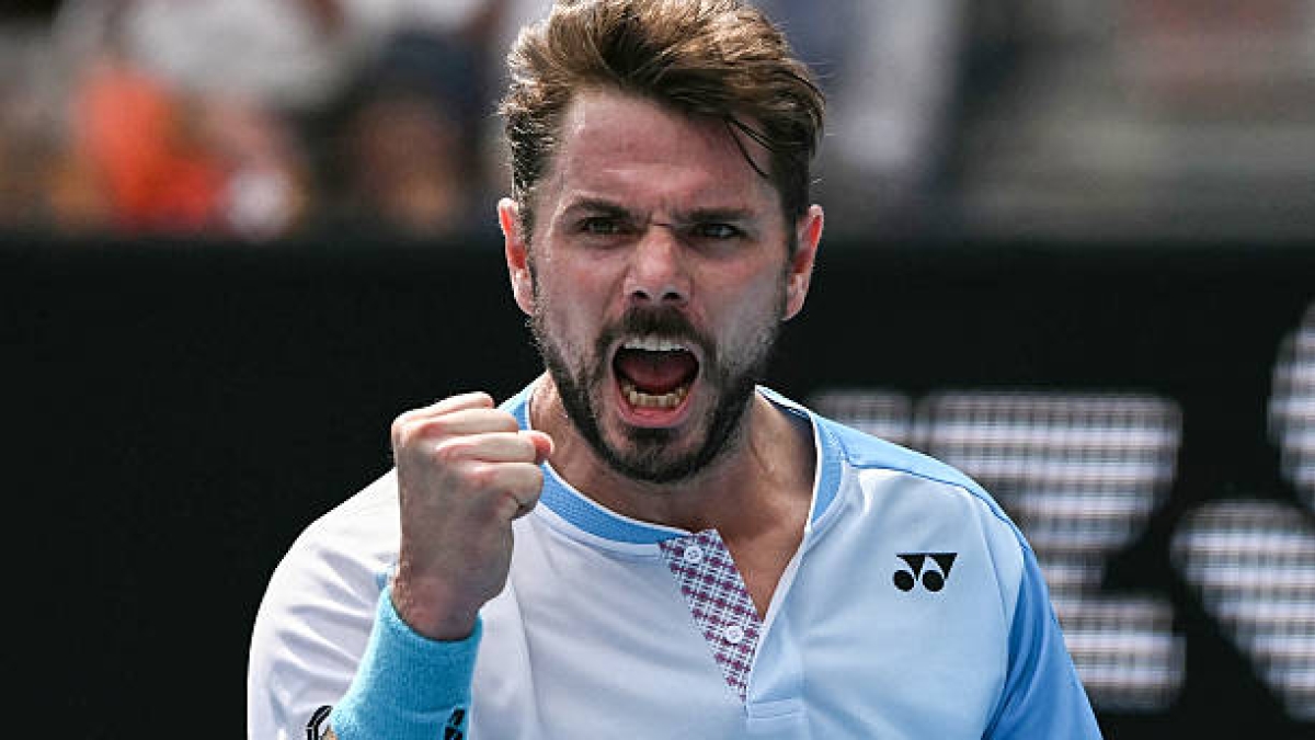 Wawrinka ruge fuerte para posponer su adiós en el Open de Australia. Foto: Getty