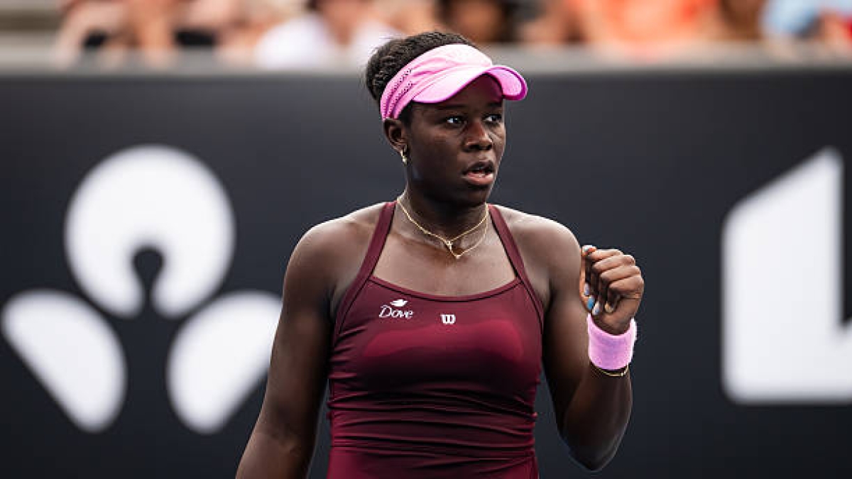 Victoria Mboko, rapidità delle piste all'Open d'Australia 2026. Foto: gettyimages