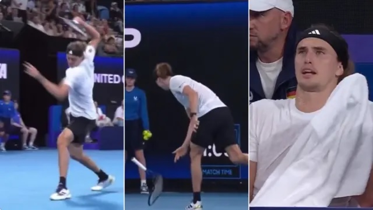 Zverev a un problème.