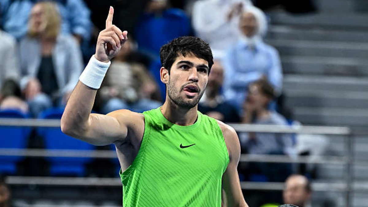 Per la prima volta in 34 finali, Alcaraz giocherà contro un avversario più giovane di lui. Foto: Gettyimages.
