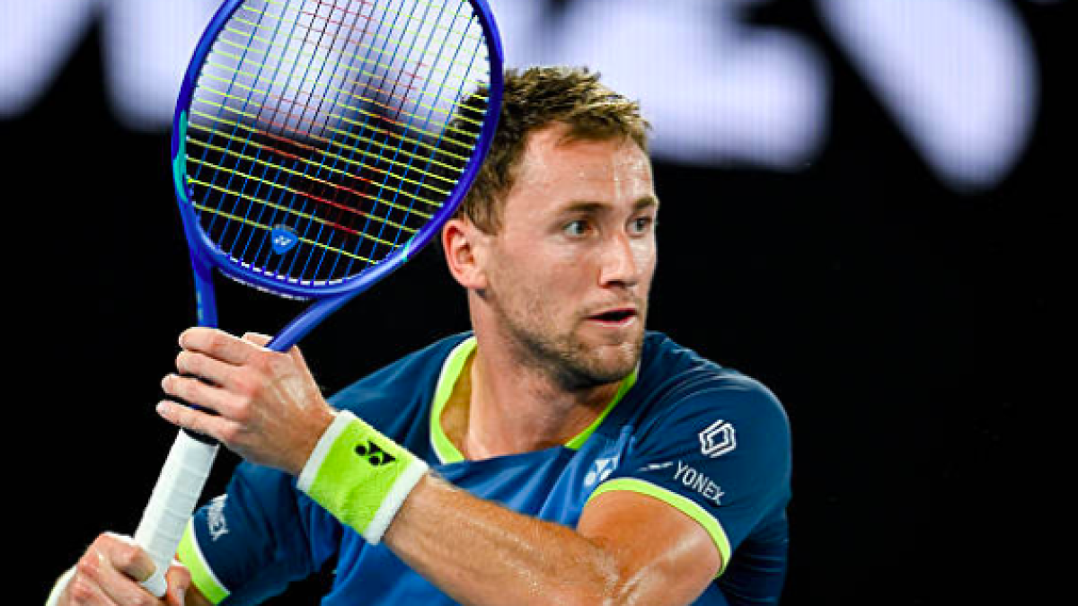 ATP Delray Beach 2026. Ruud avanza apoyado en su mejor saque. Fuente: Getty