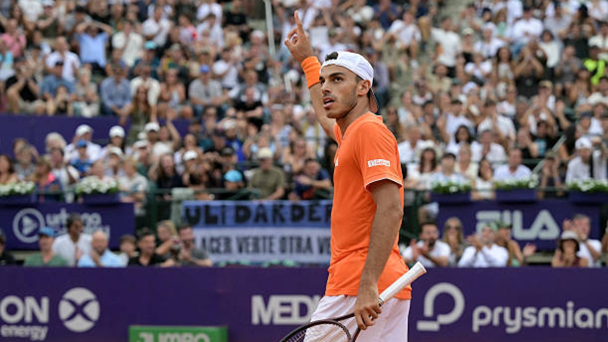Cerúndolo es profeta en su tierra y ganar su primer ATP Buenos Aires tras vencer a Darderi. Foto: Gettyimages