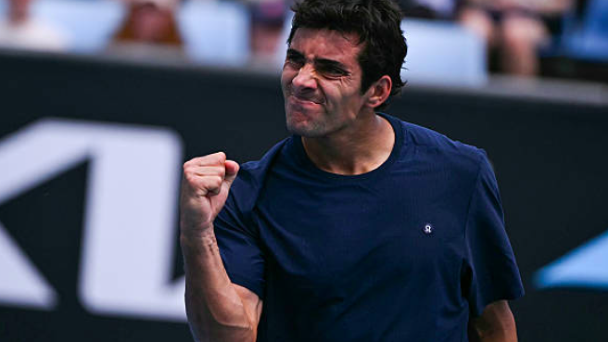 Cristian Garín se reencuentra con la victoria en casa. Fuente: Getty