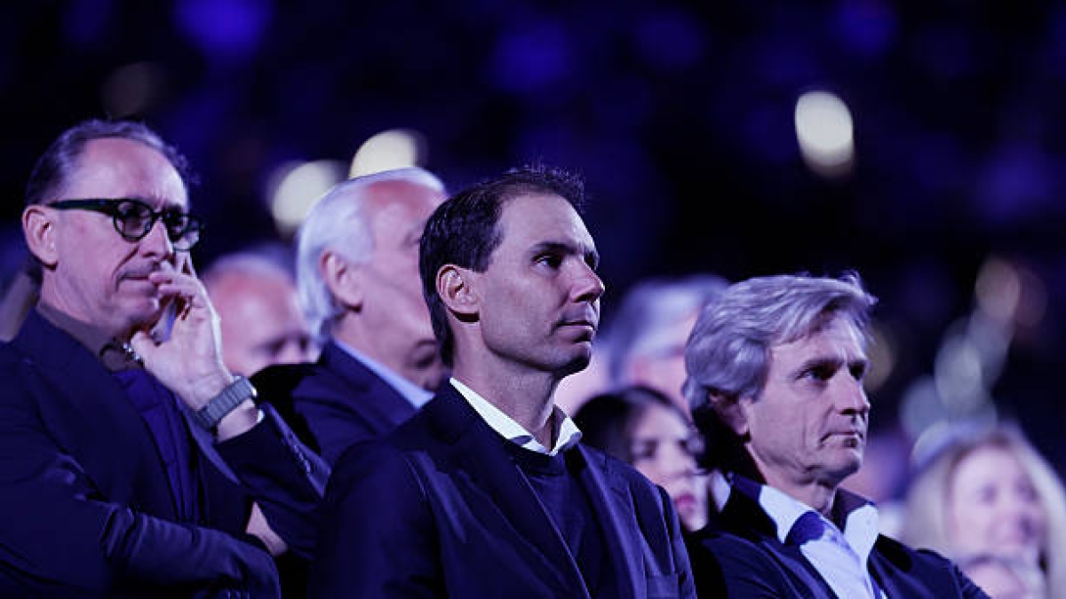 纳达尔在穆拉托古回复中的消息消失了。照片：Gettyimages