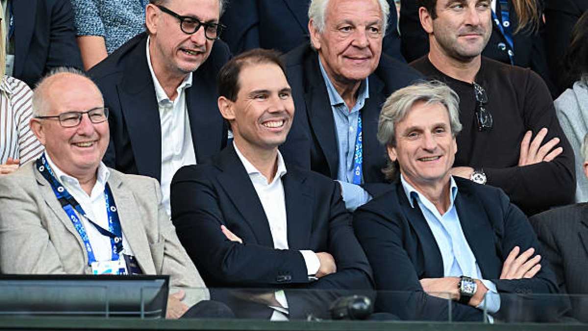Le belle parole di Djokovic verso Nadal: "È stato un onore averti qui, molte grazie per essere presente oggi". Foto: Gettyimages