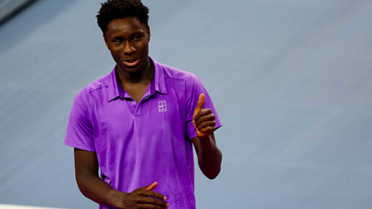 Kouamé define su juego: “Tengo un poco de Monfils, de Djokovic, de Sinner y de Alcaraz”. Fuente: Getty