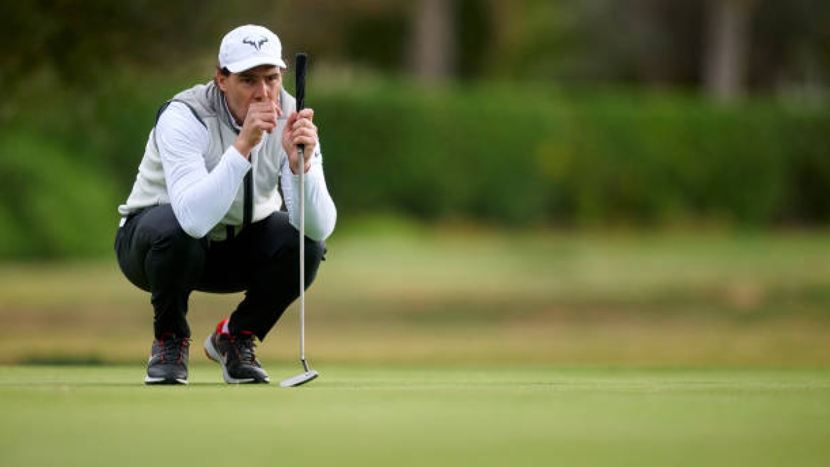Nadal no cierra la puerta a competir en golf profesional. Foto: Gettyimages