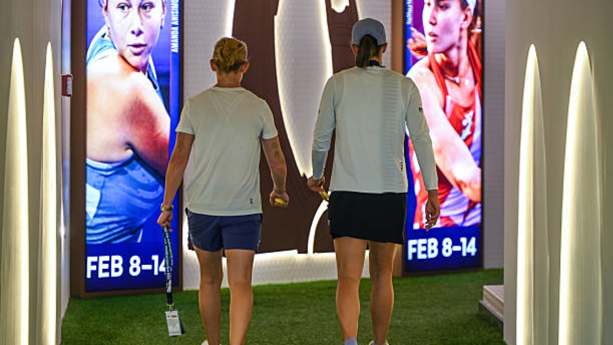 "Swiatek es la única tenista que pasa día y noche con su psicóloga". Foto: Gettyimages