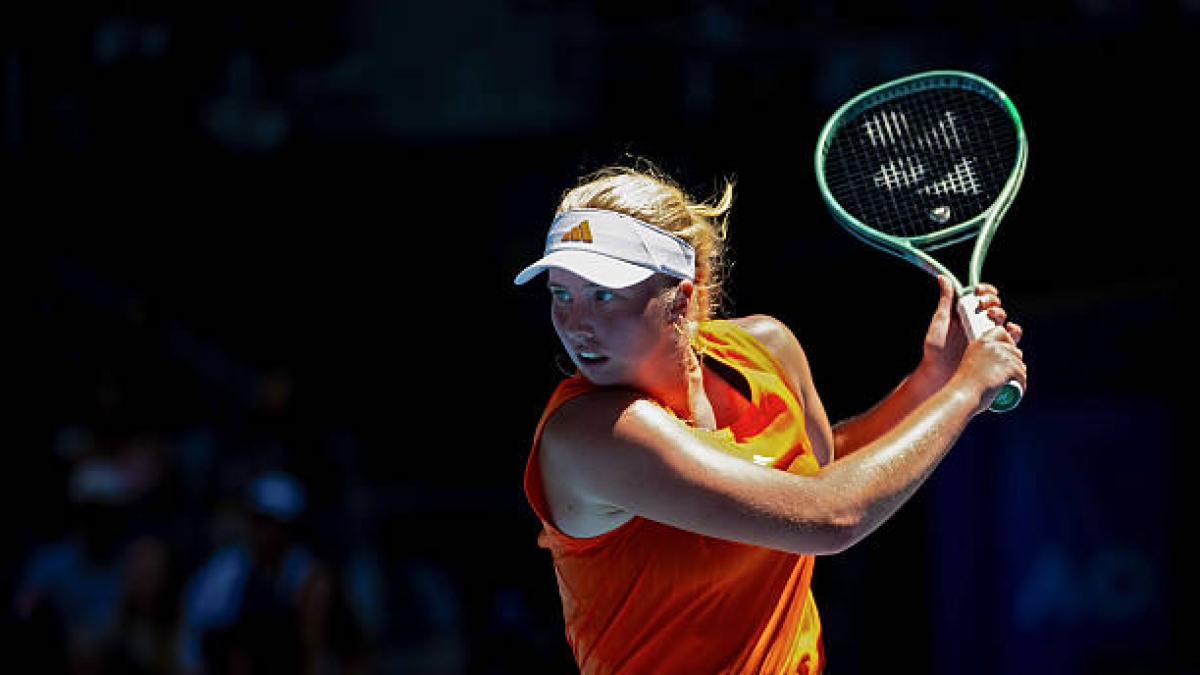 WTA Abu Dhabi 2026. Tauson si mette in mostra, ma Navarro non riesce a risollevarsi. Foto: Gettyimages