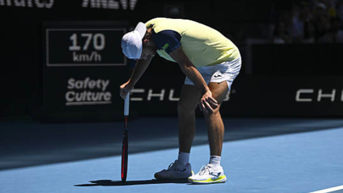 托马斯·马查克，男子巡回赛上的“倒霉蛋”。来源：Getty