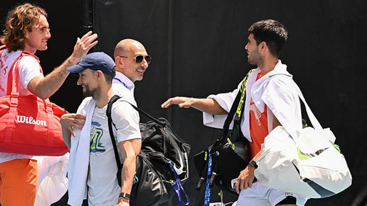 Tsitsipas condivide il suo divertente allenamento con Alcaraz a Doha