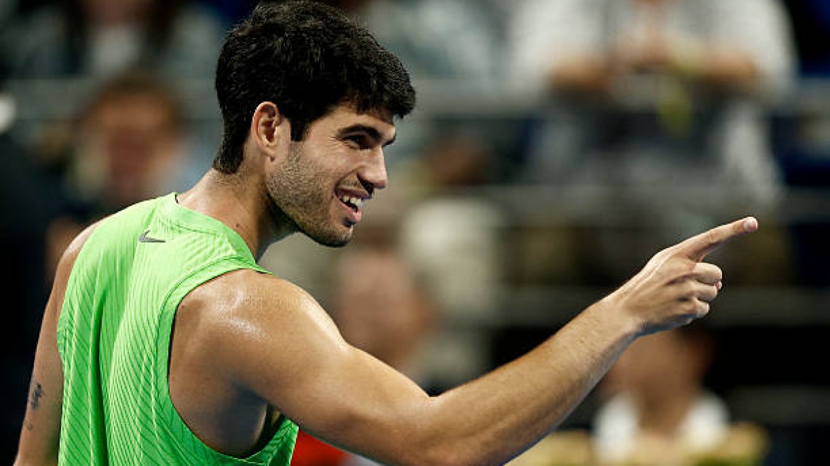 Por esto derrotó Alcaraz a Khachanov en Doha. Fuente: Getty