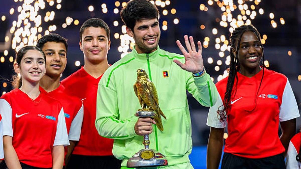 Alcaraz se lo pasa pipa antes de cada partido, no hay dudas.