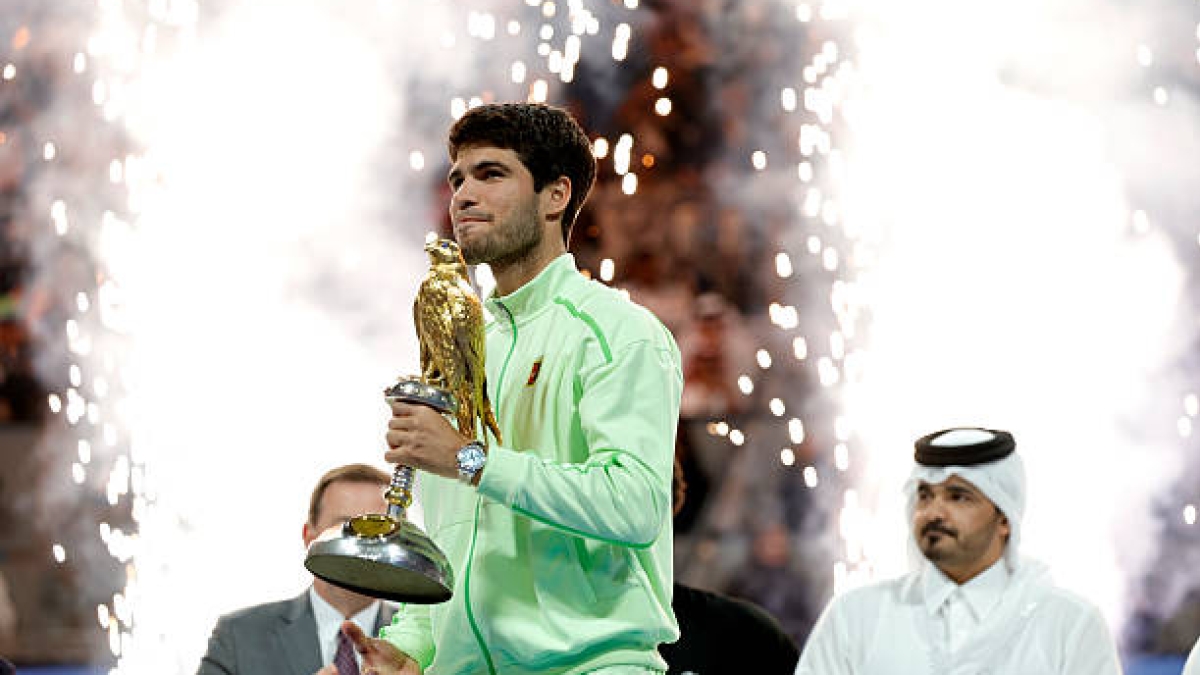卡洛斯·阿尔卡拉斯，ATP 排名最高分。照片：gettyimages