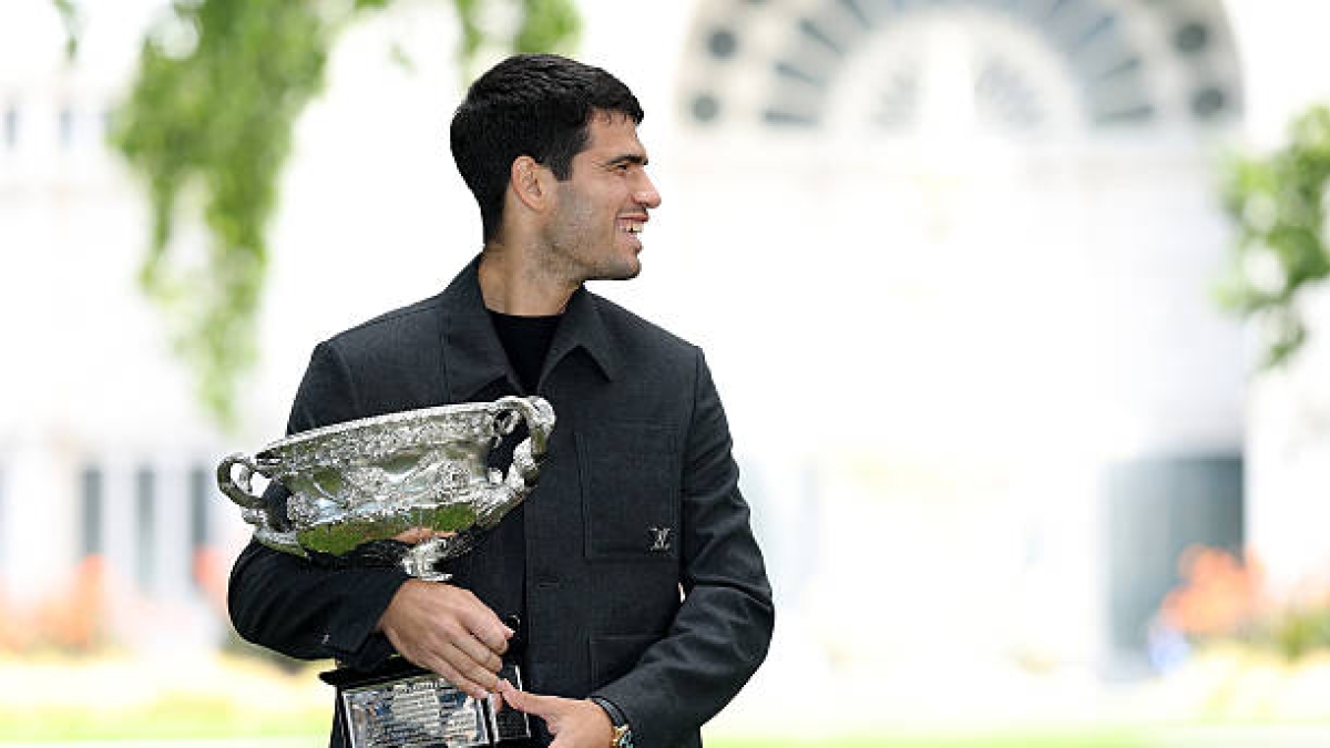 Carlos Alcaraz, riflessioni da campione degli Open di Australia 2026. Foto: gettyimages