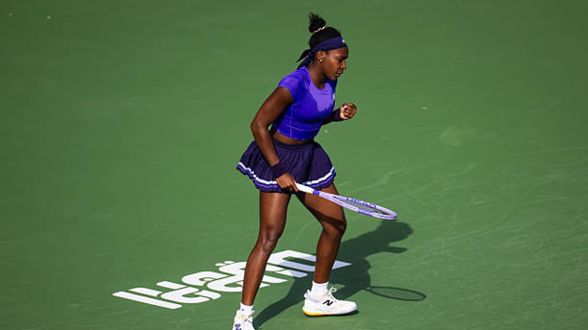 Cori Gauff remporte à Dubaï. Photo : gettyimages