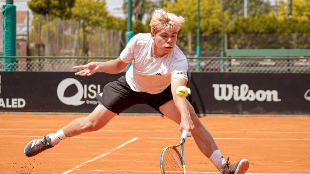 Diego Dedura, en Challenger de Tigre. Foto: Tomás Rodríguez Couto