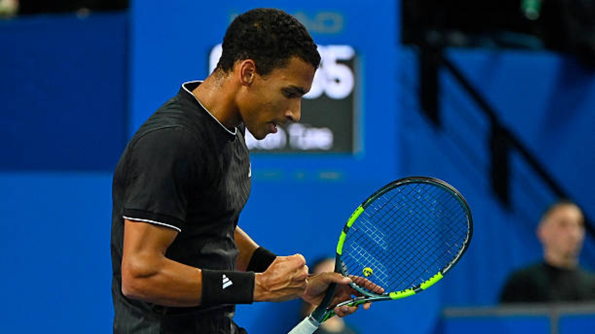 Félix Auger-Aliassime, campeón en Montpellier. Foto. gettyimages