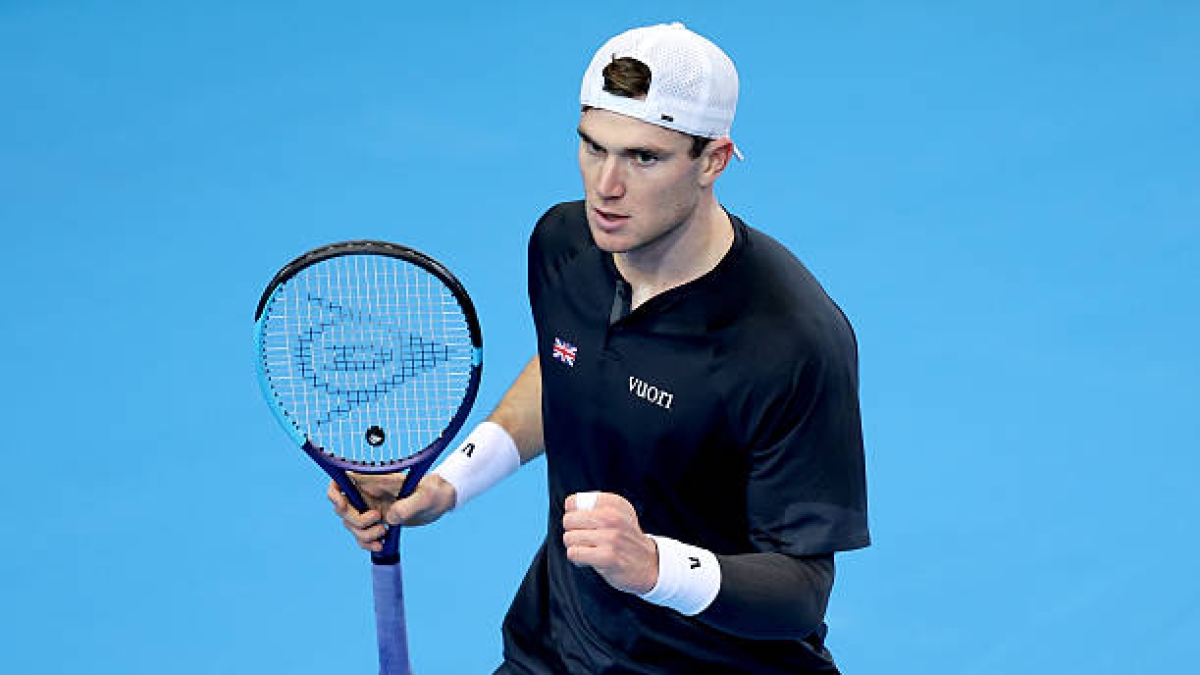 杰克·德雷珀谈到阿尔卡拉兹和辛纳。照片：gettyimages