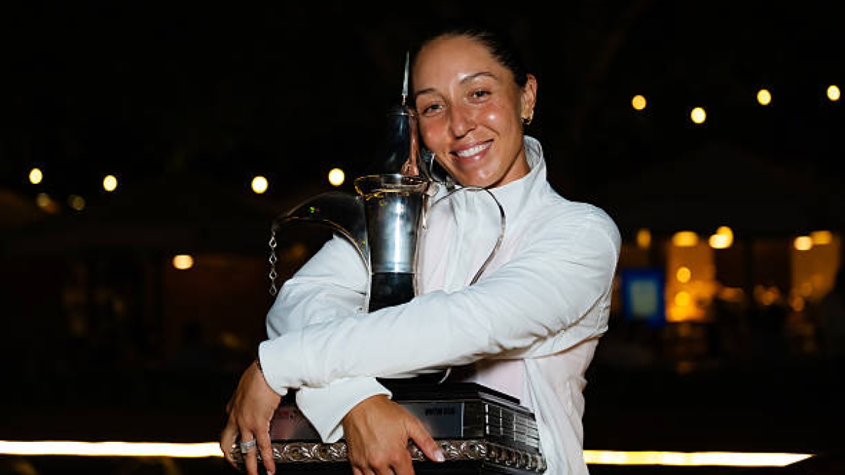 Jessica Pegula, championne à Dubaï. Photo : gettyimages