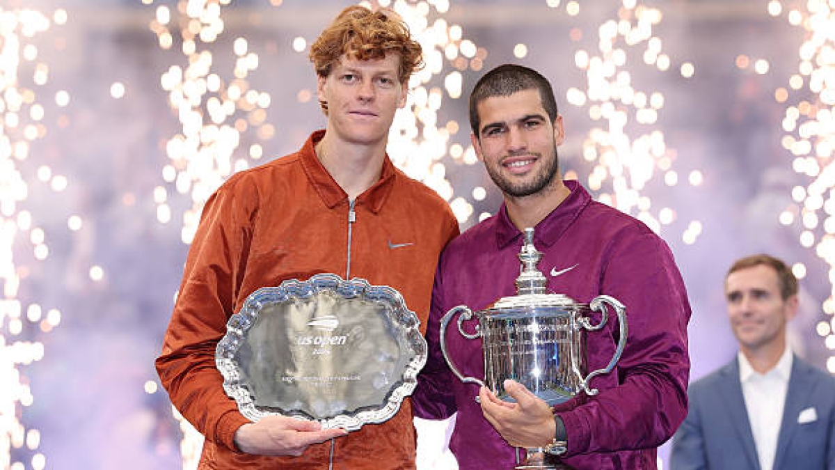 Jim Courier: "Alcaraz no se parece a nadie, ha cogido lo mejor de cada uno". Fuente: Getty