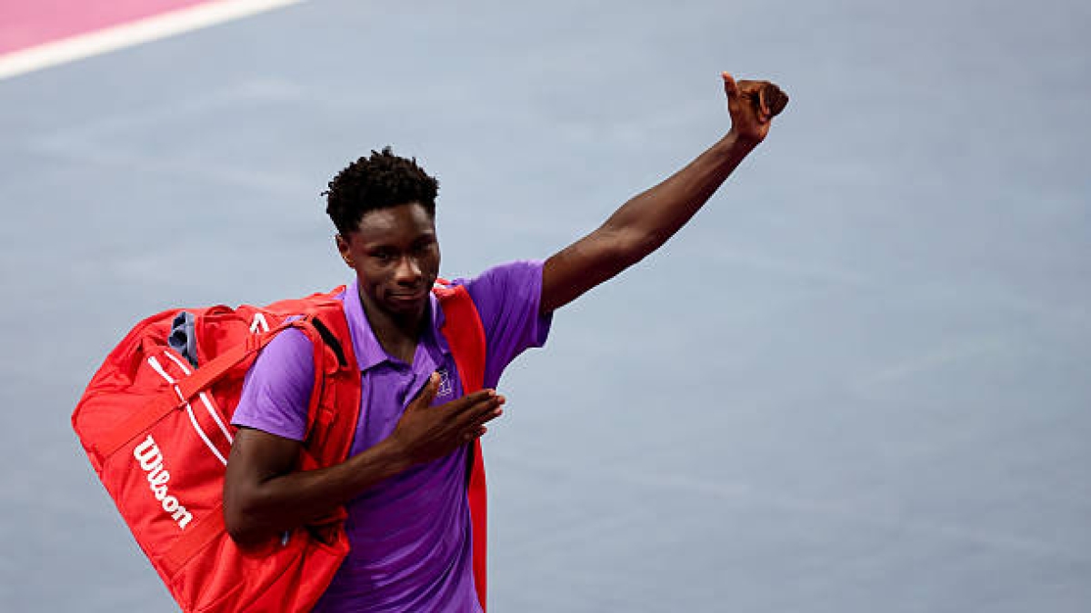 Moise Kouamé, allenatore di Gasquet. Foto: gettyimages.