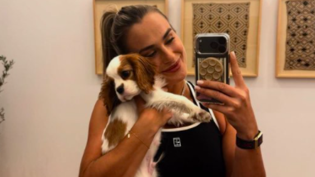 Le chien de Sabalenka devient viral.