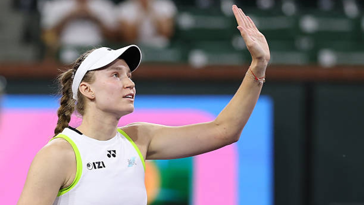 Así fue el discurso de Rybakina tras perder la final de Indian Wells