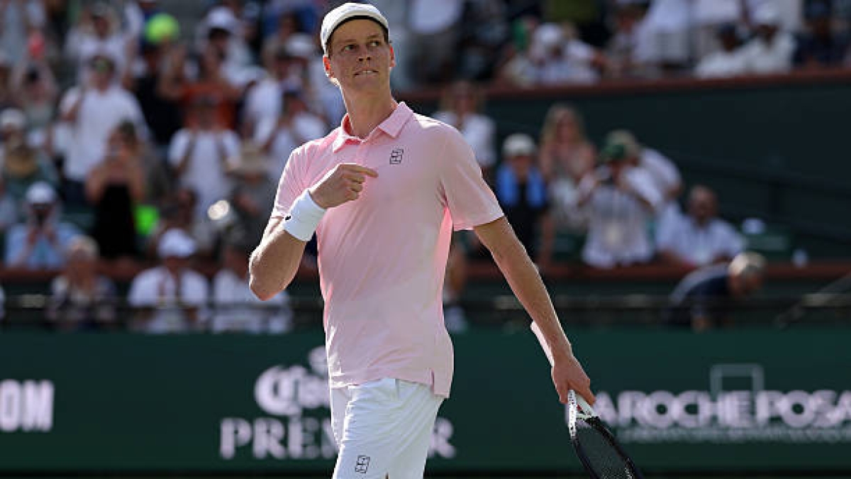 Así fue el discurso de Sinner tras ganar en Indian Wells ante Medvedev
