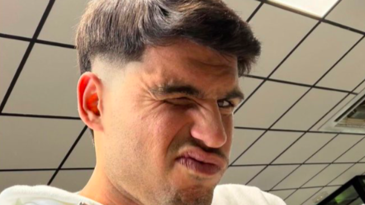 Alcaraz muestra su nuevo corte de pelo antes de Indian Wells. Fuente: Getty