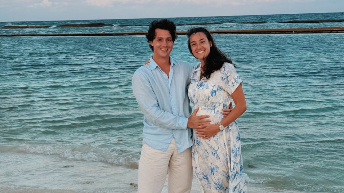 Caroline Garcia anuncia que está embarazada. Foto: X