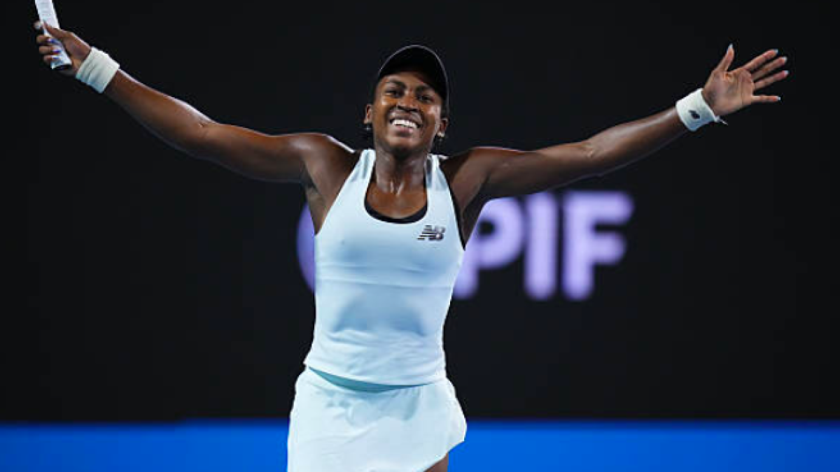 高芙在迈阿密公开赛上不断追逐戏剧。 源:盖蒂