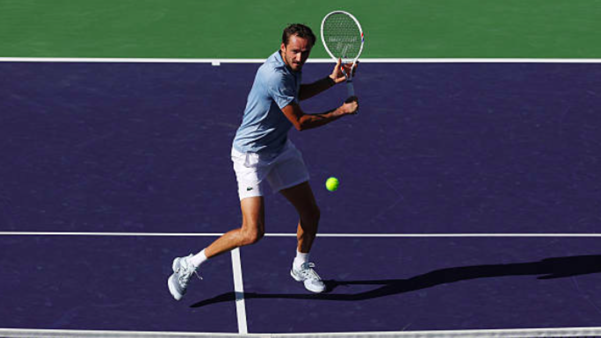 Medvedev tornerà al top10 al termine di Indian Wells 2026. Fonte: Getty