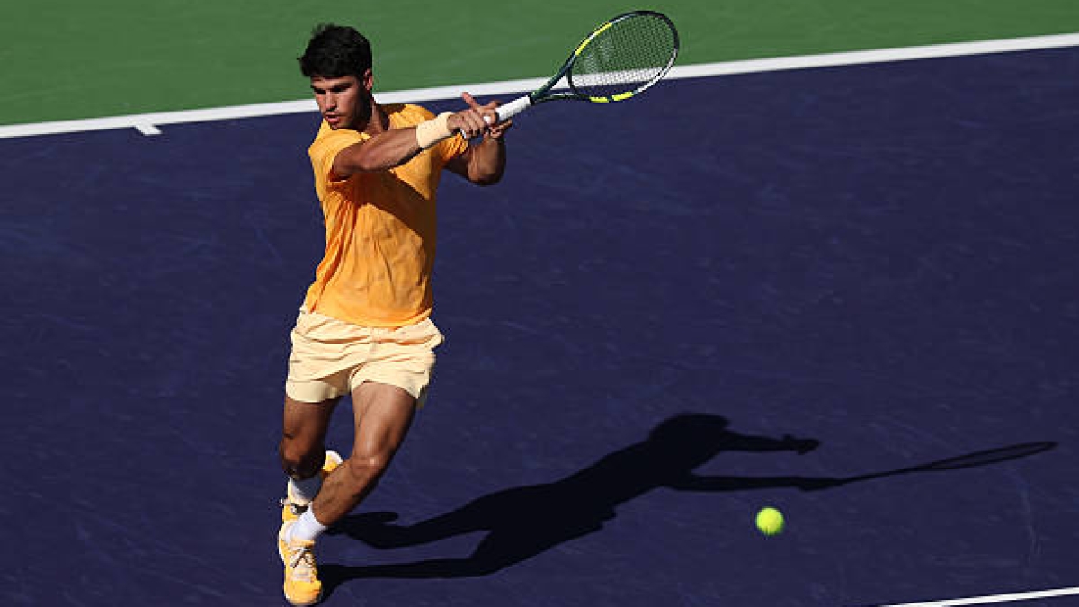 The fact that confirms Alcaraz's consistency in Indian Wells: he equals Federer and is only surpassed by Djokovic and Nadal. Photo: Gettyimages