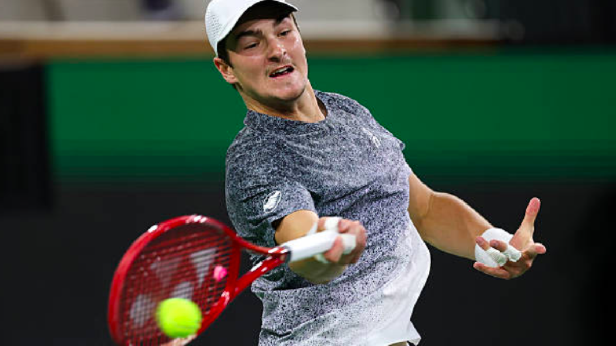Joao Fonseca, the fastest forehand on the circuit. Source: Getty