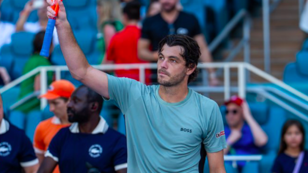La bandera estadounidense abunda en los octavos de final del Miami Open. Fuente: Getty