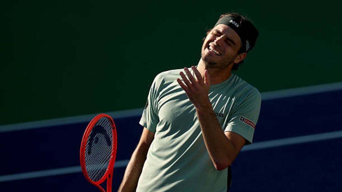 Fritz, dopo la sua sconfitta con Michelsen: "Voglio essere un po' più aggressivo nei colpi che non sono così facili". Foto: Gettyimages