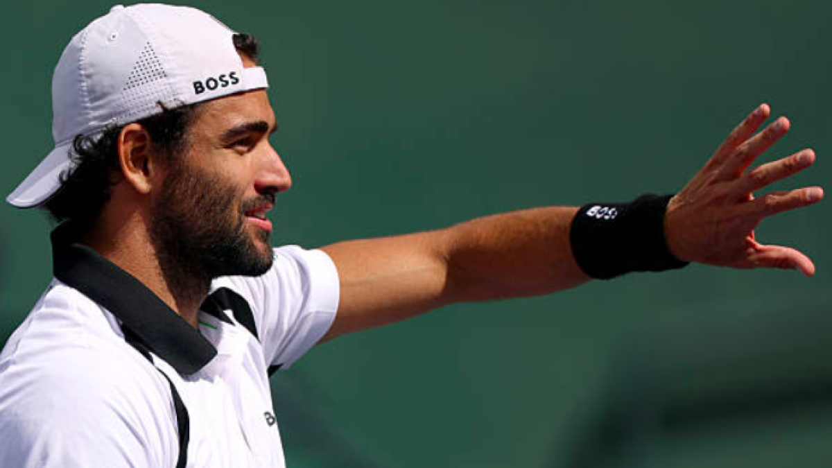 Berrettini: “Mi objetivo este año no tiene nada que ver con el ranking o resultados”. Fuente: Getty