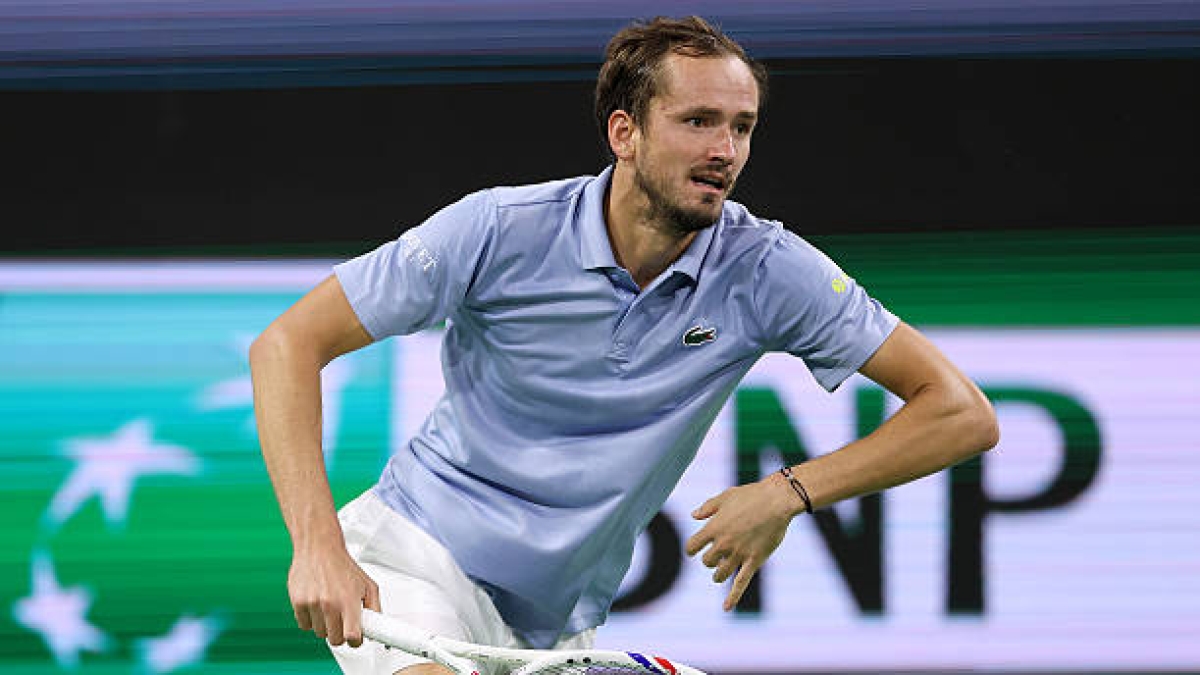 Medvedev non dà opzione a Báez e le sue buone sensazioni continuano. Foto: Gettyimages