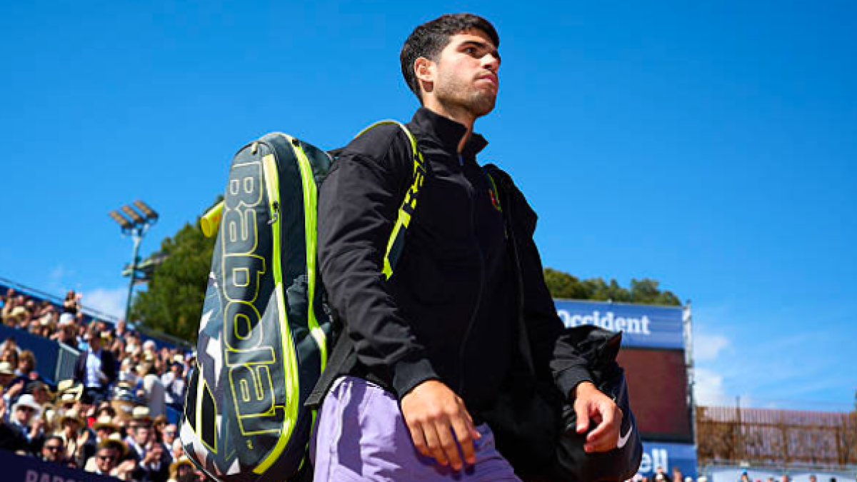 Quel jour débute Carlos Alcaraz au Conde de Godó 2026. Source : Getty
