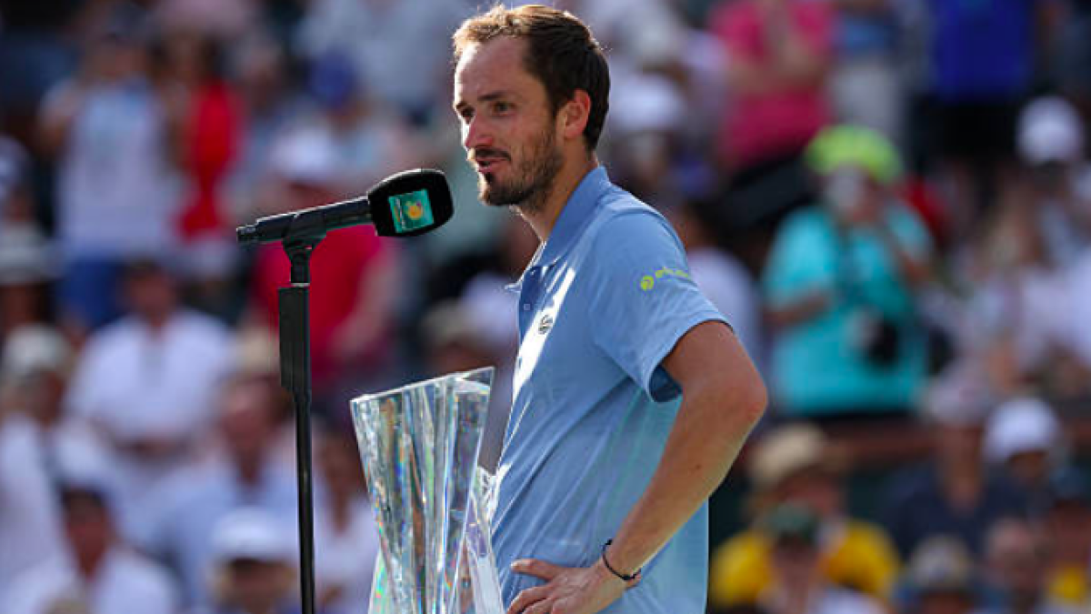 Daniil Medvedev: "Maybe I'm not so far from Alcaraz and Sinner." Source: Getty