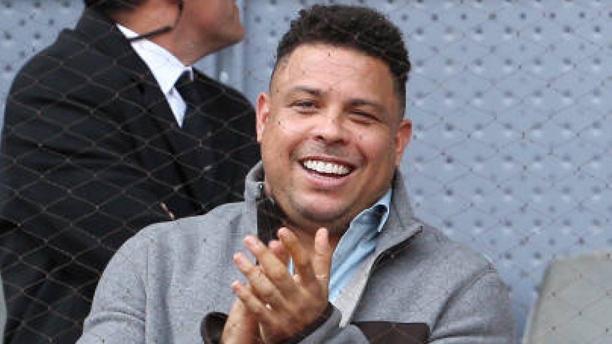 Ronaldo Nazario, present at the semifinal between Sabalenka and Rybakina in Miami.