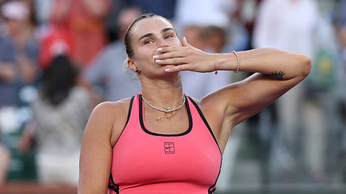Sabalenka se souvient de son fiancé après avoir gagné à Indian Wells